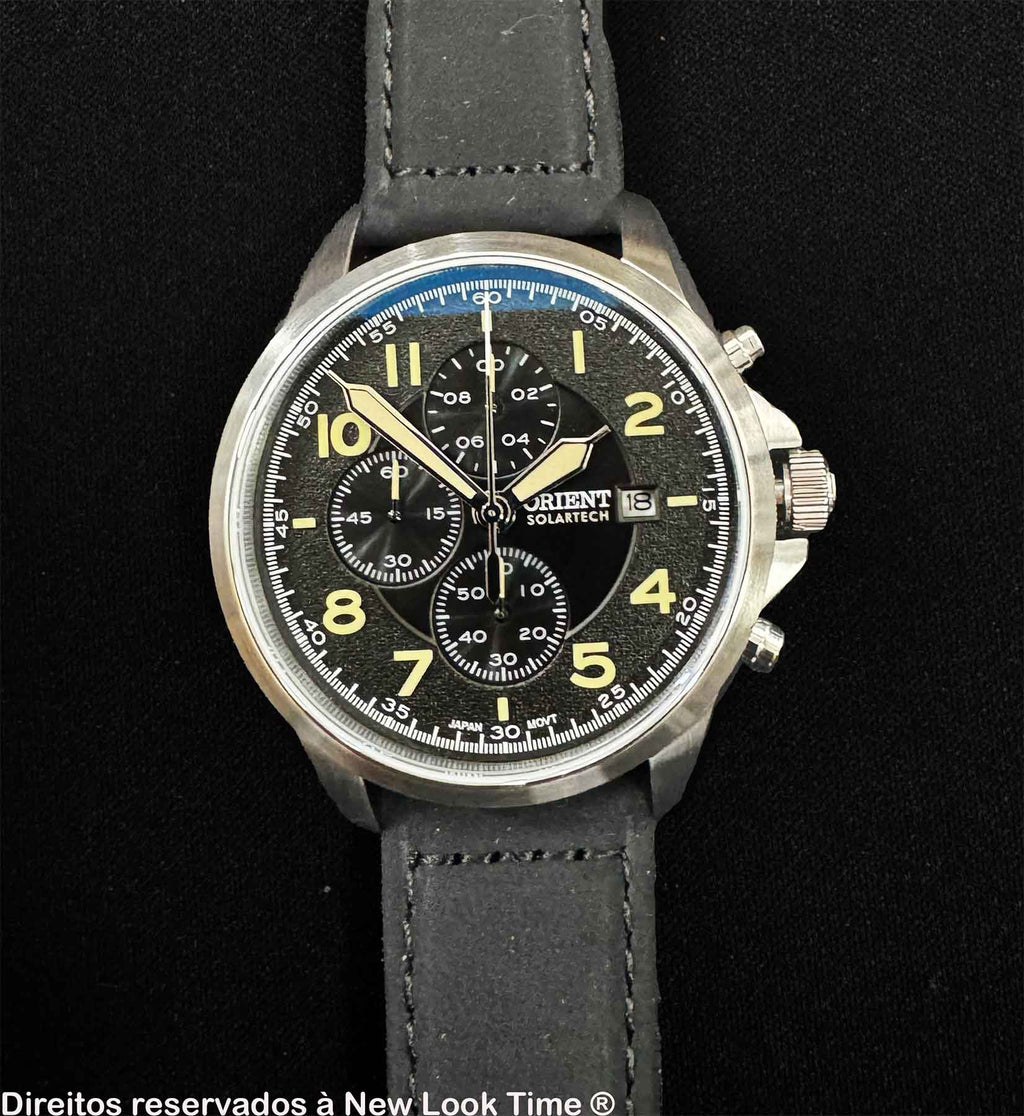 Relógio ORIENT SolarTech Cronógrafo MBSCC071 P2PX