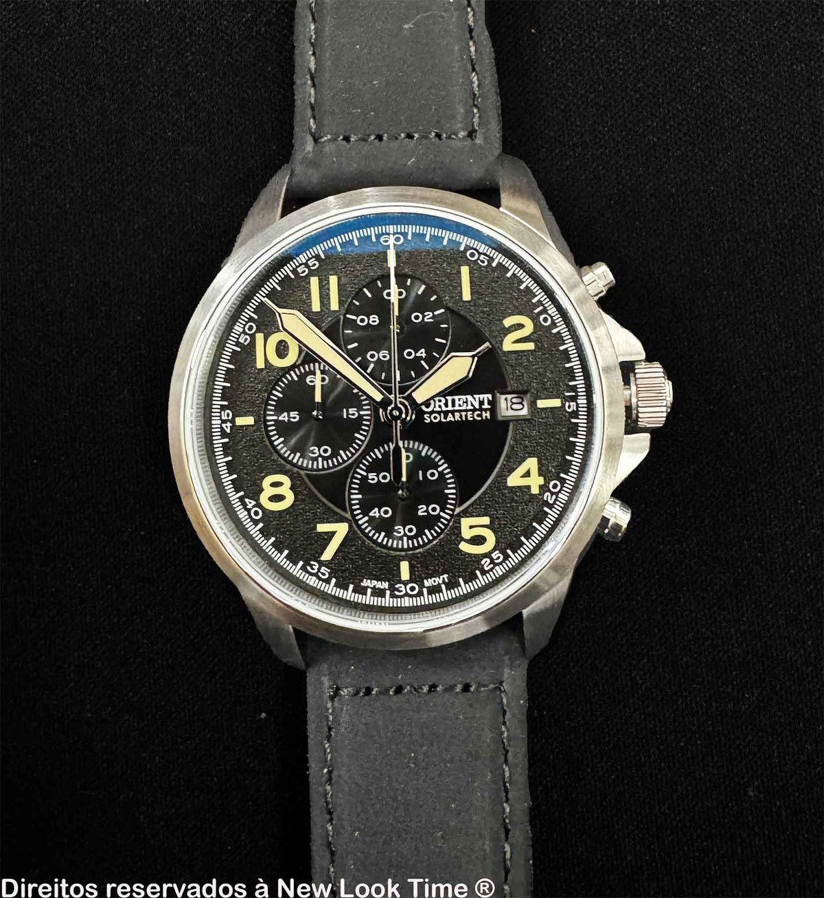 Relógio ORIENT SolarTech Cronógrafo MBSCC071 P2PX