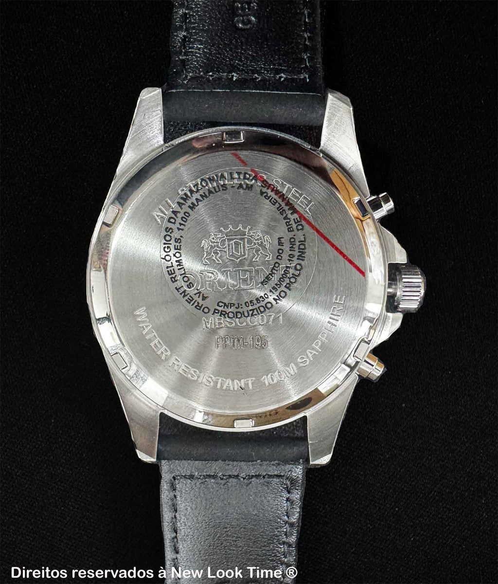 Relógio ORIENT SolarTech Cronógrafo MBSCC071 P2PX