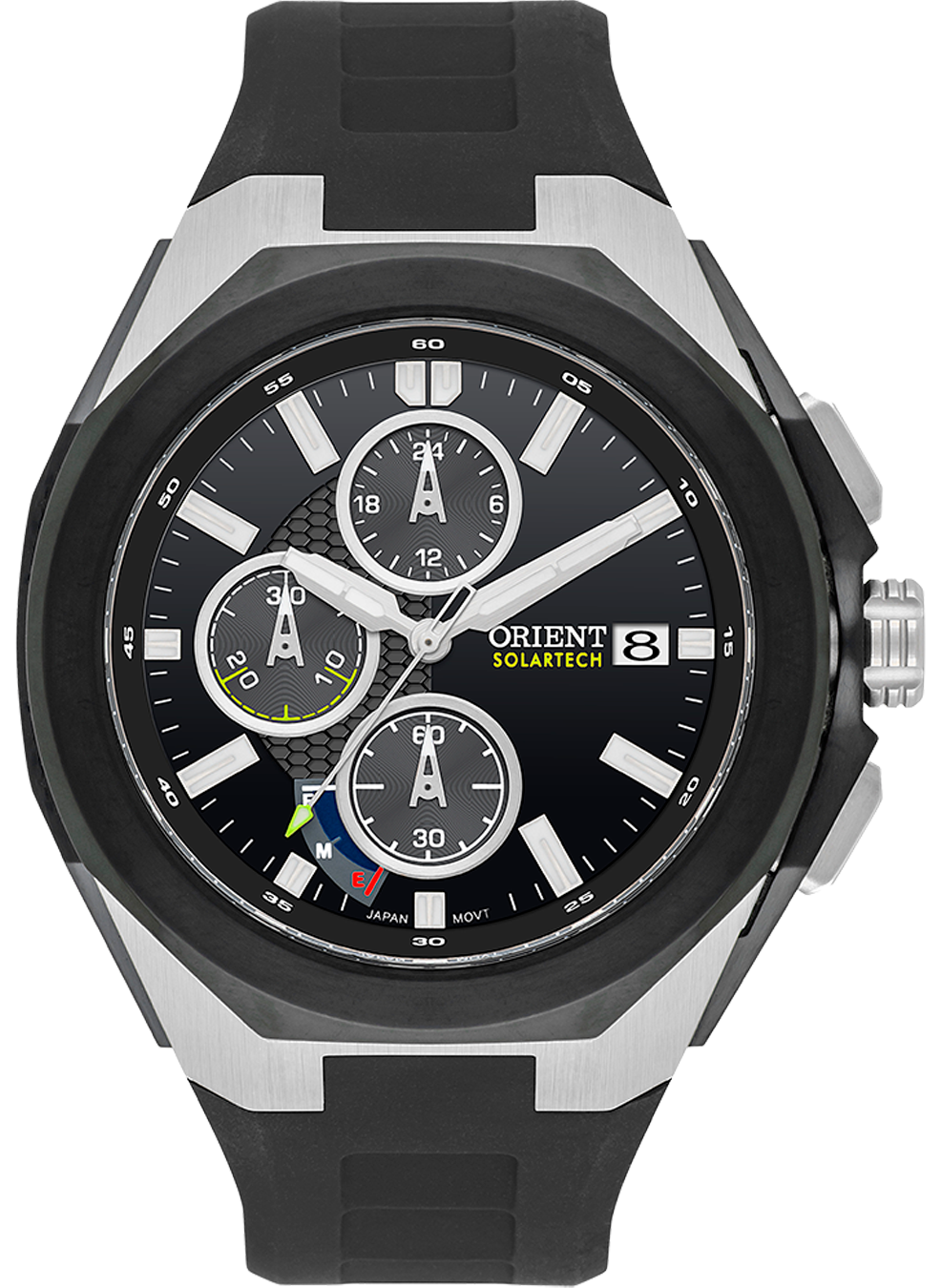 Relógio ORIENT SolarTech Cronógrafo MBSPC049