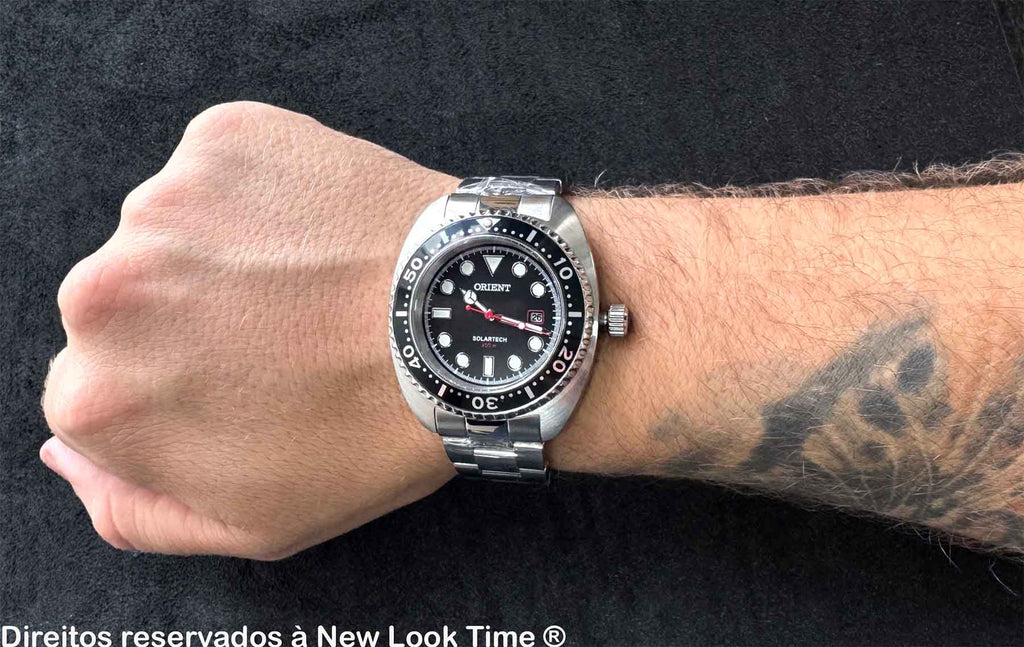 Relógio ORIENT SolarTech MBSS1444 P1SX