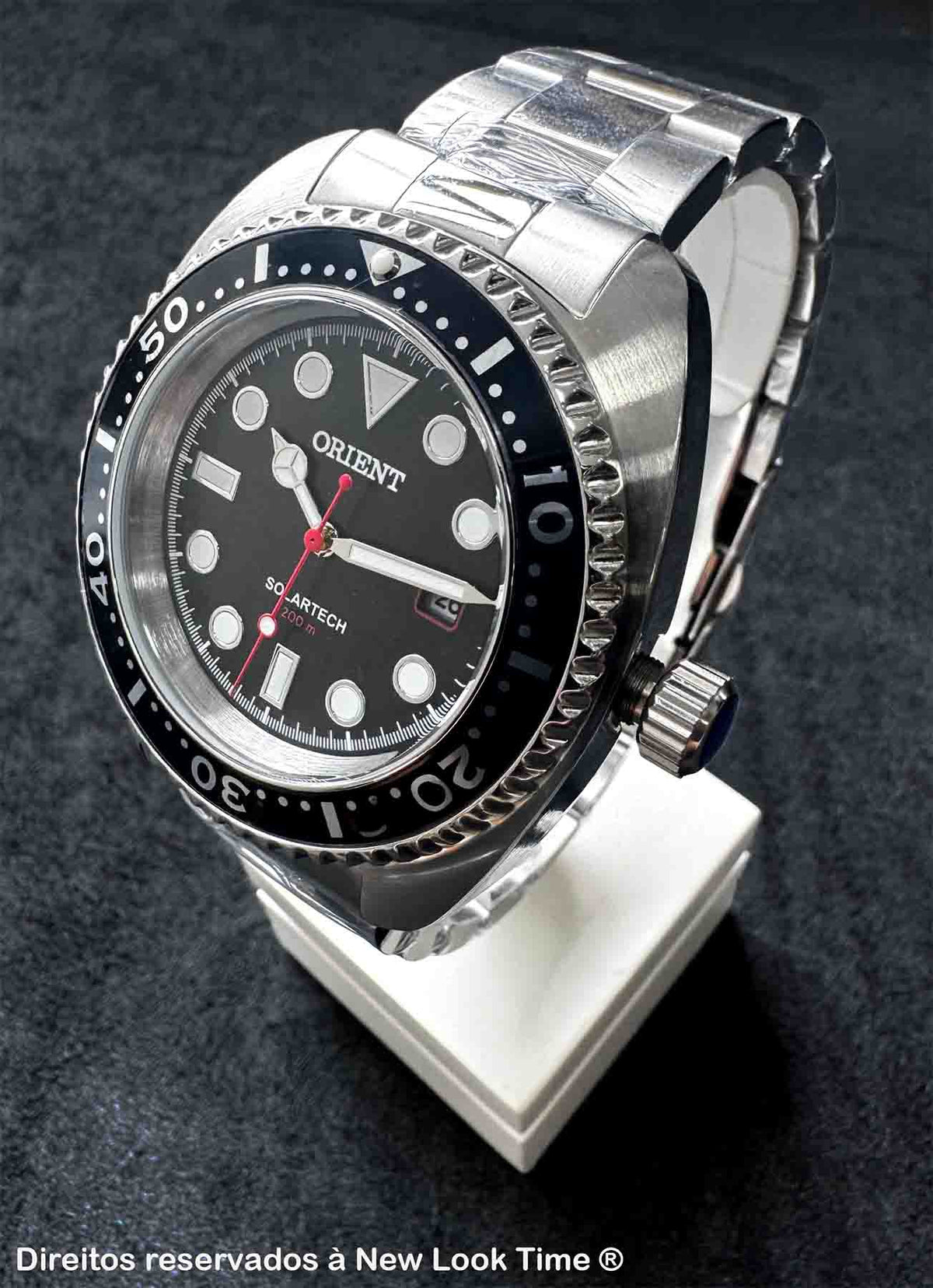 Relógio ORIENT SolarTech MBSS1444 P1SX
