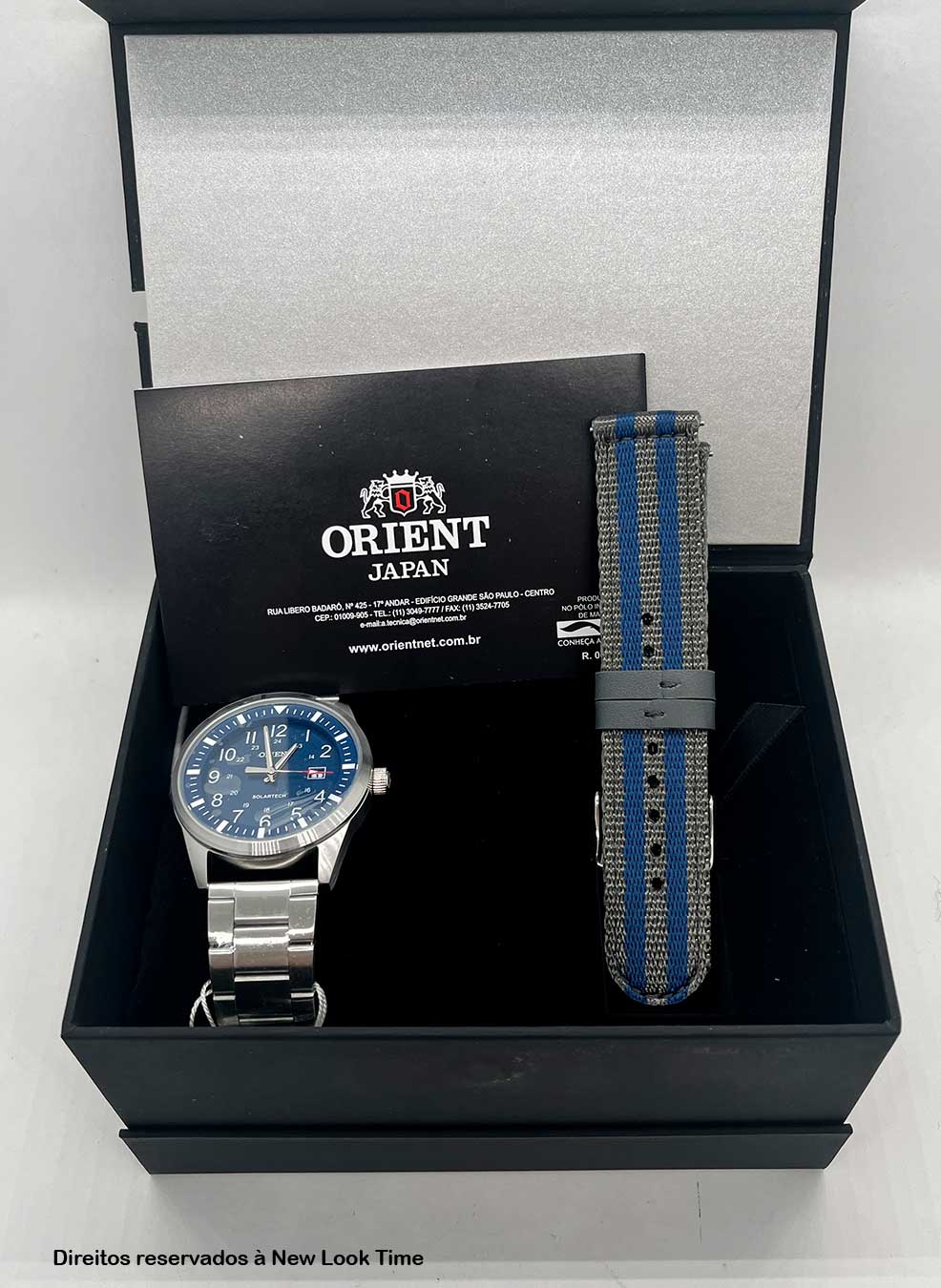 Relógio ORIENT Masculino SolarTech MBSS1452 D2SX