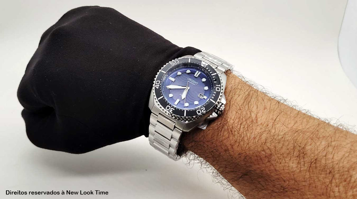 Relógio ORIENT SolarTech Diver MBSS1471 D1SX