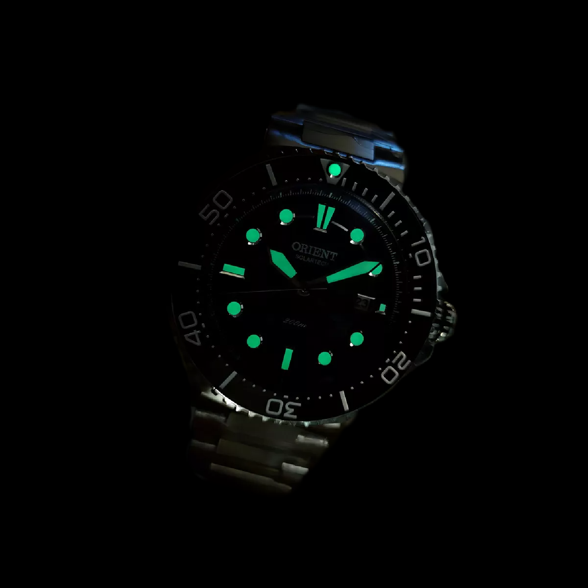 Relógio ORIENT SolarTech Diver MBSS1471 D1SX
