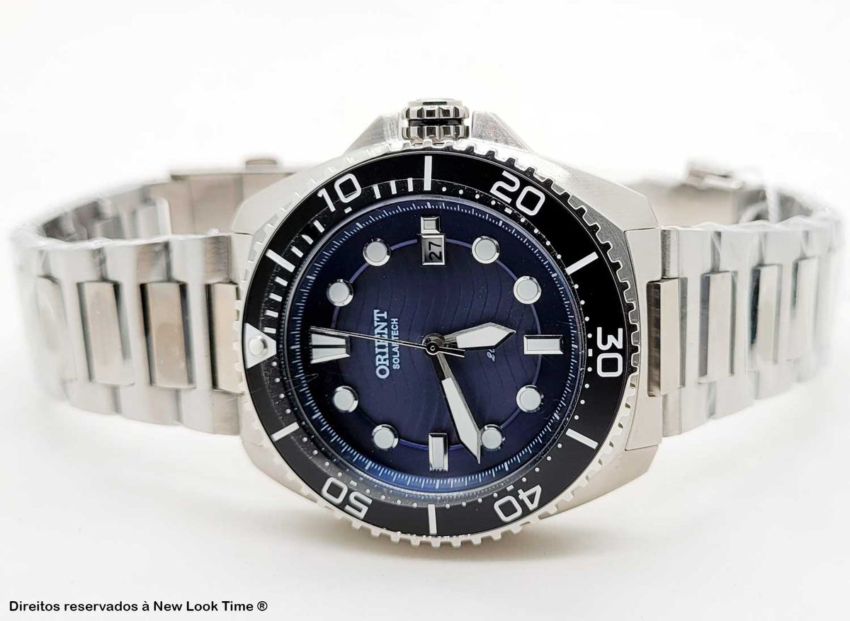 Relógio ORIENT SolarTech Diver MBSS1471 D1SX