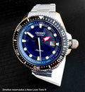 Relógio ORIENT SolarTech ST Elite Sea MBSS1519 D1SX Safira