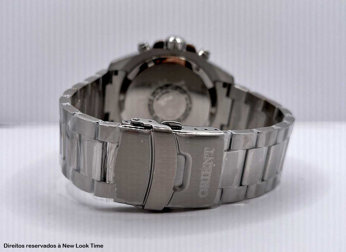 Relógio ORIENT SolarTech Cronógrafo MBSSC260 *Diver 300m