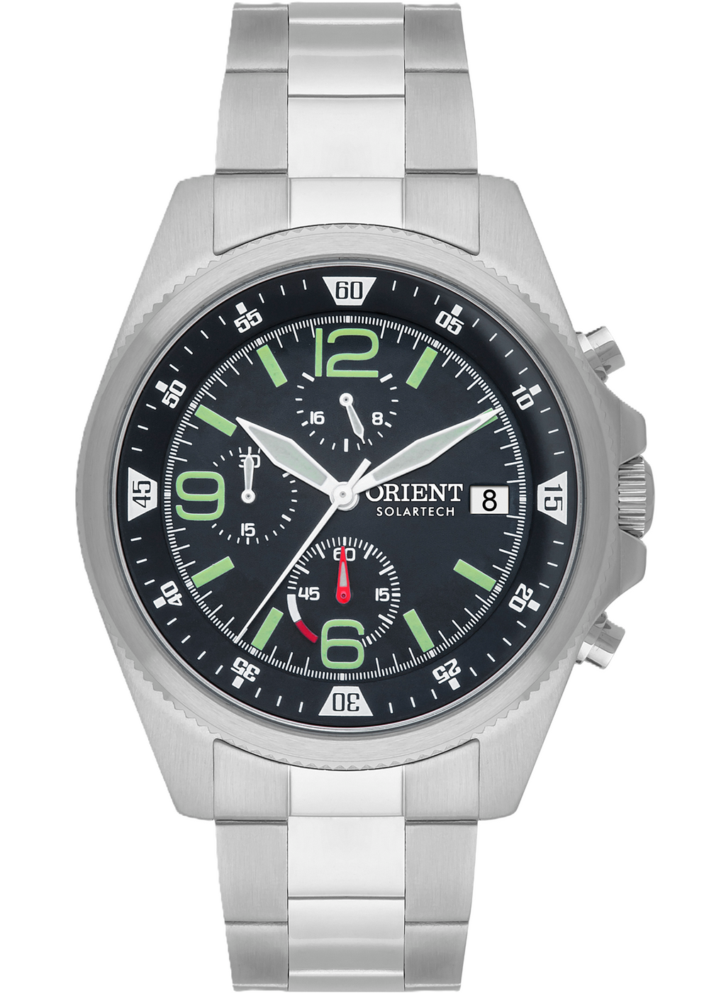 Relógio ORIENT SolarTech Cronógrafo MBSSC262 P2SX
