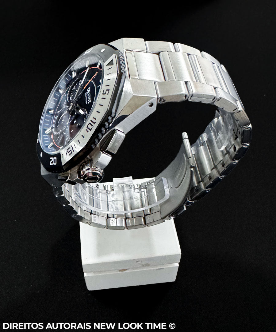 Relógio ORIENT SolarTech Cronógrafo MBSSC277 D1SX