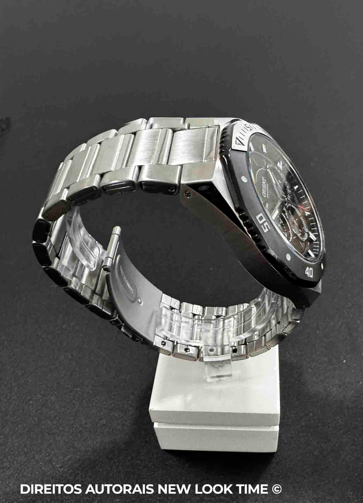 Relógio ORIENT SolarTech Cronónógrafo MBSSC277 G1SX