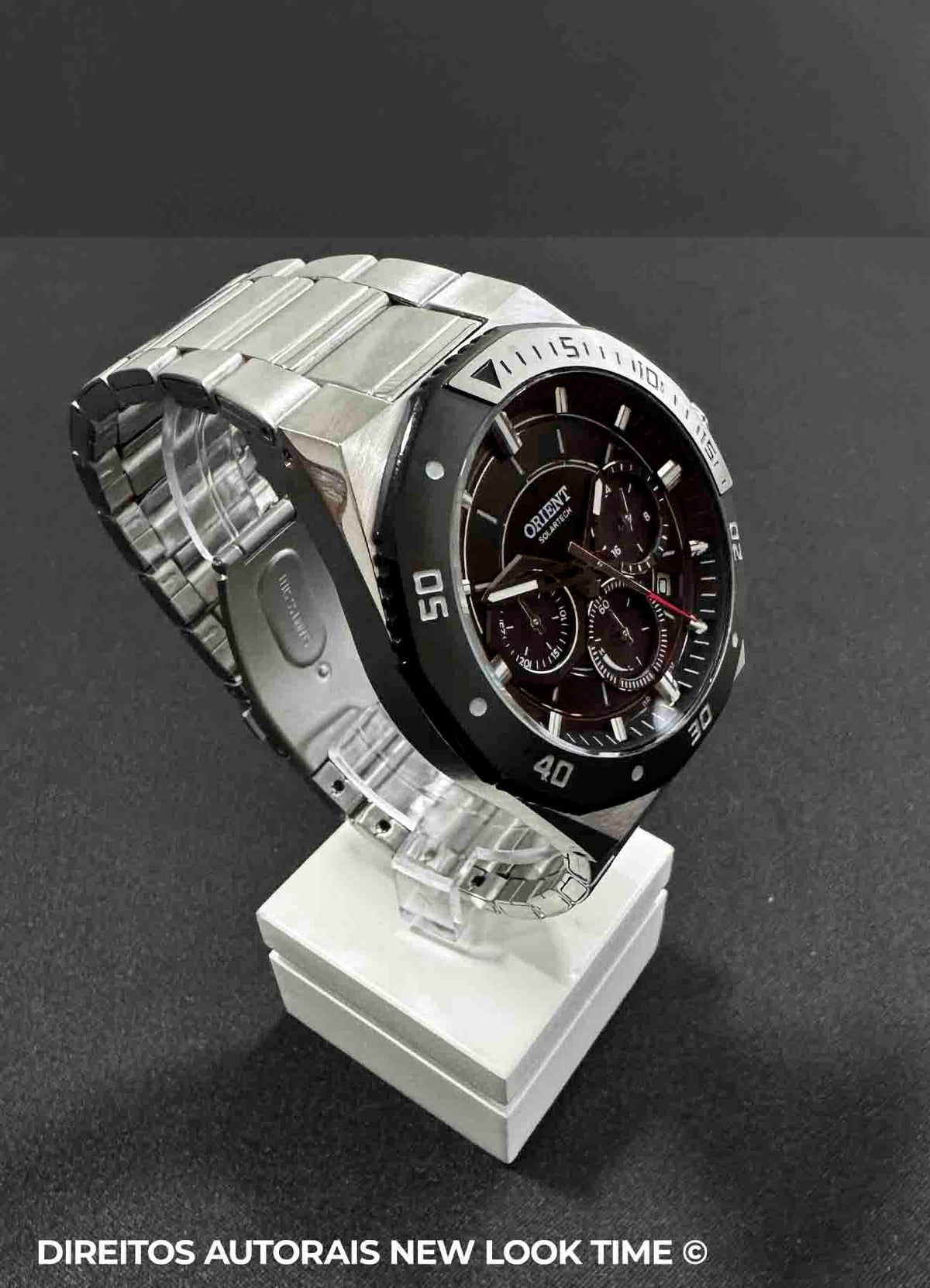 Relógio ORIENT SolarTech Cronónógrafo MBSSC277 G1SX