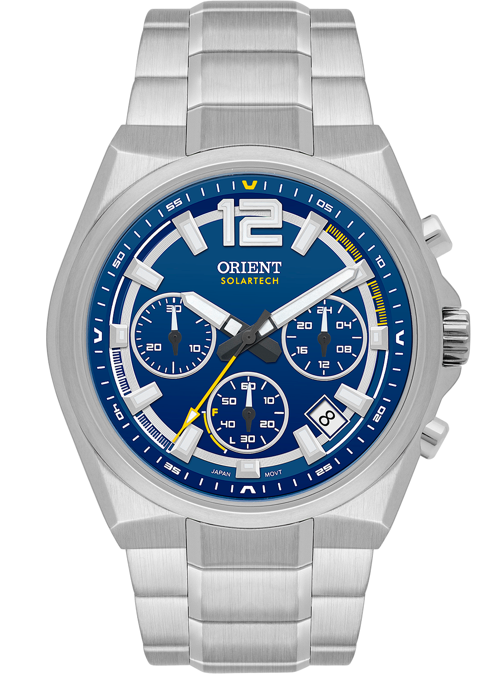 Relógio ORIENT SolarTech Cronógrafo MBSSC281 D2SX