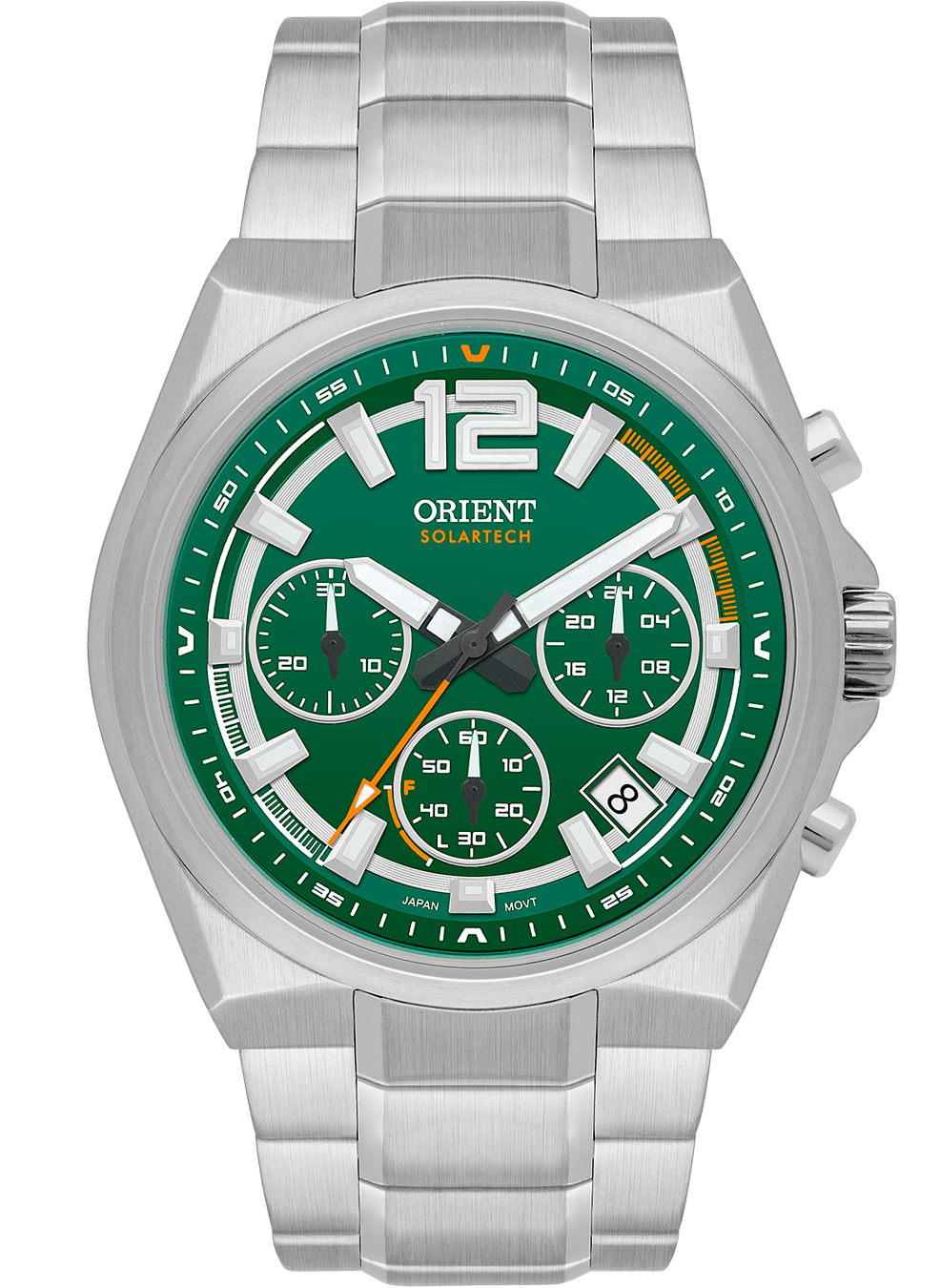 Relógio ORIENT SolarTech Cronógrafo MBSSC281 E2SX