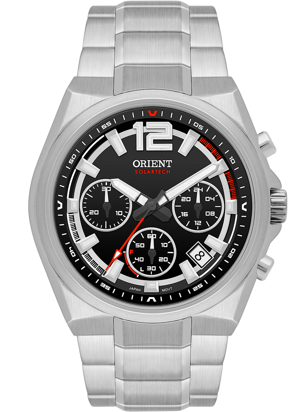Relógio ORIENT SolarTech Cronógrafo MBSSC281 P2SX