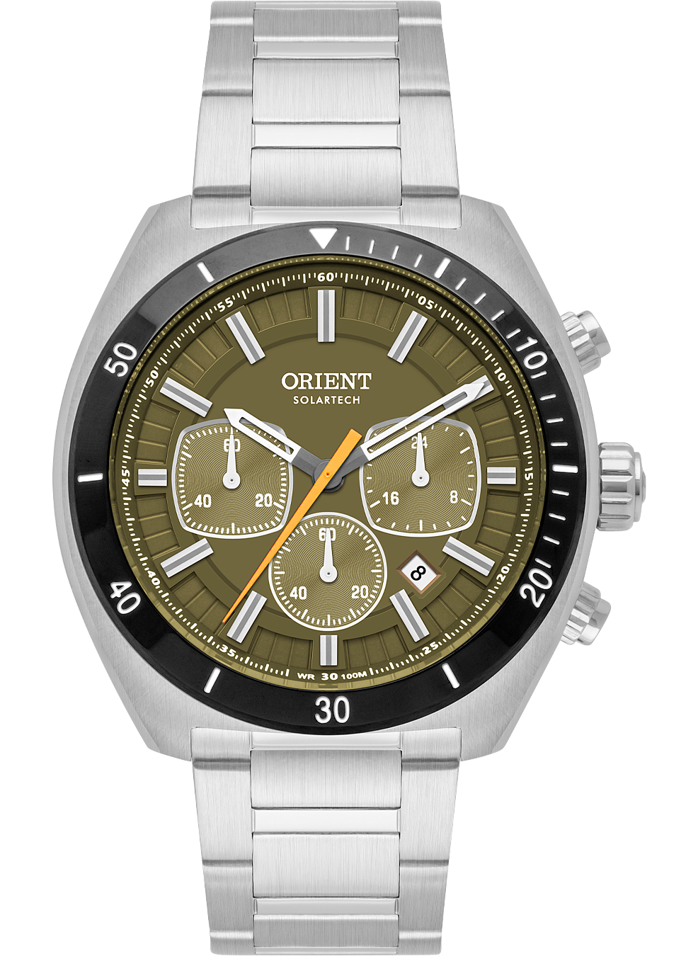 Relógio ORIENT SolarTech Cronógrafo Neo Sports MBSSC286 E1SX