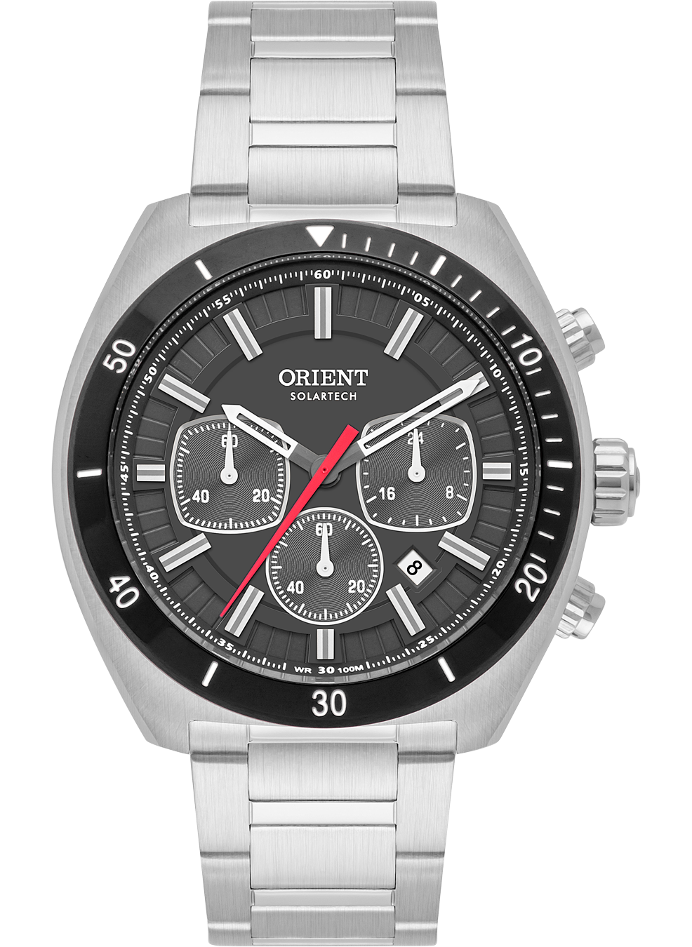Relógio ORIENT SolarTech Cronógrafo Neo Sports MBSSC286 G1SX
