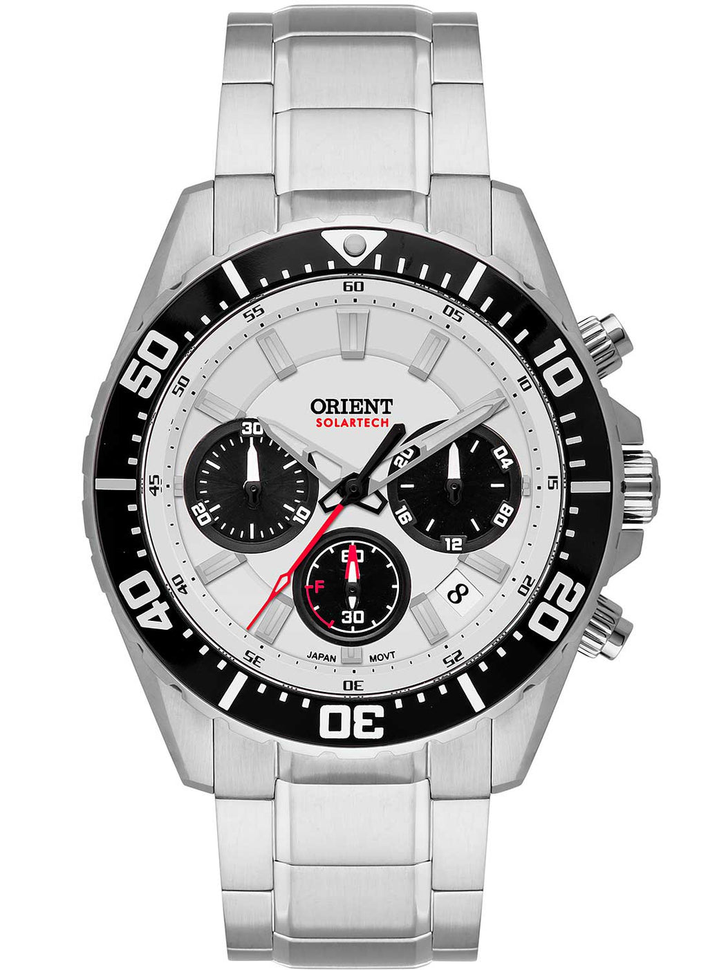 Relógio ORIENT SolarTech Cronógrafo Elite Sea MBSSC288 S1SX
