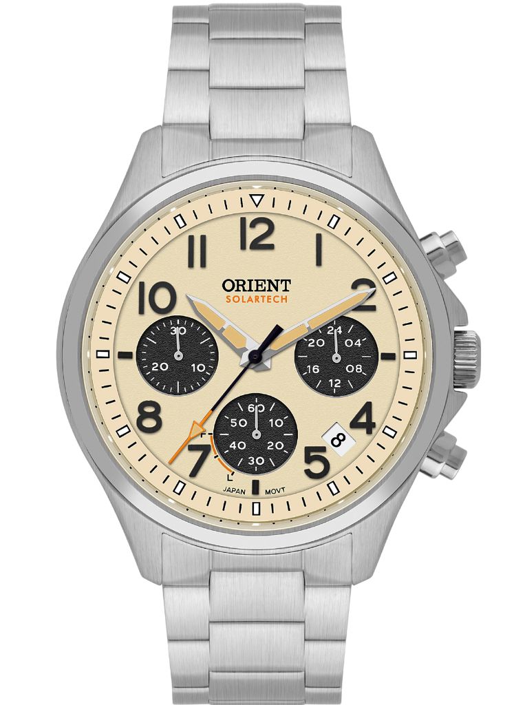 Relógio ORIENT SolarTech ST Elite Land MBSSC290 T2SX SAFIRA