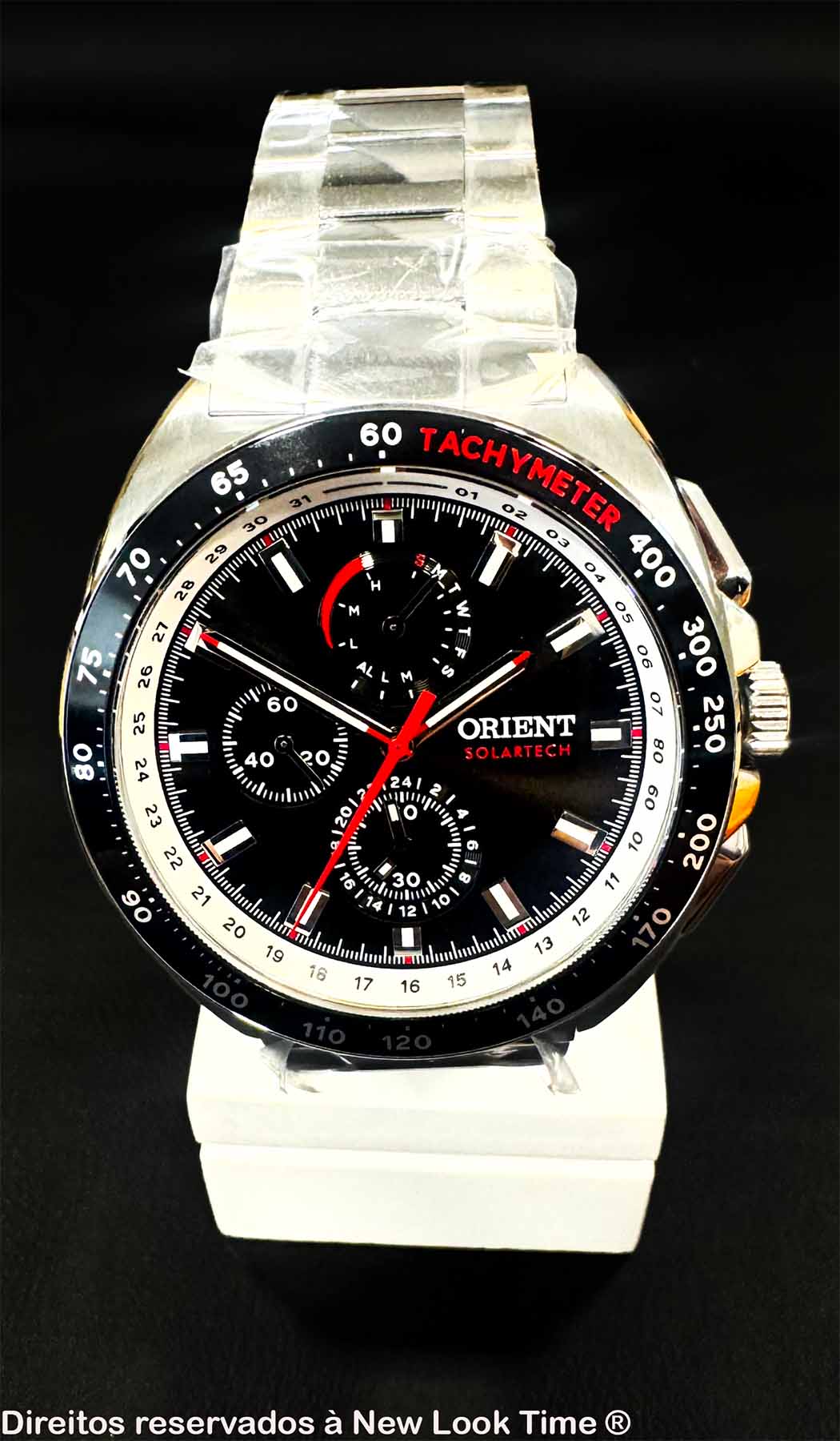 Relógio ORIENT SolarTech ST Elite Land MBSSC298 P1SX SAFIRA