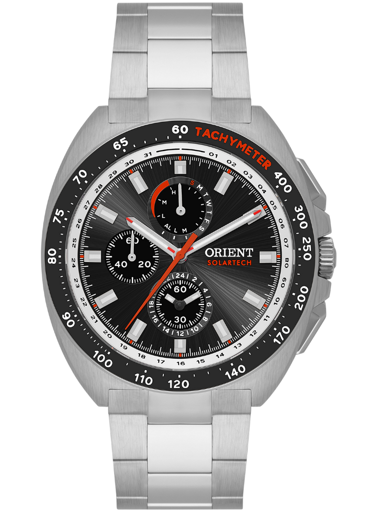 Relógio ORIENT SolarTech ST Elite Land MBSSC298 P1SX SAFIRA