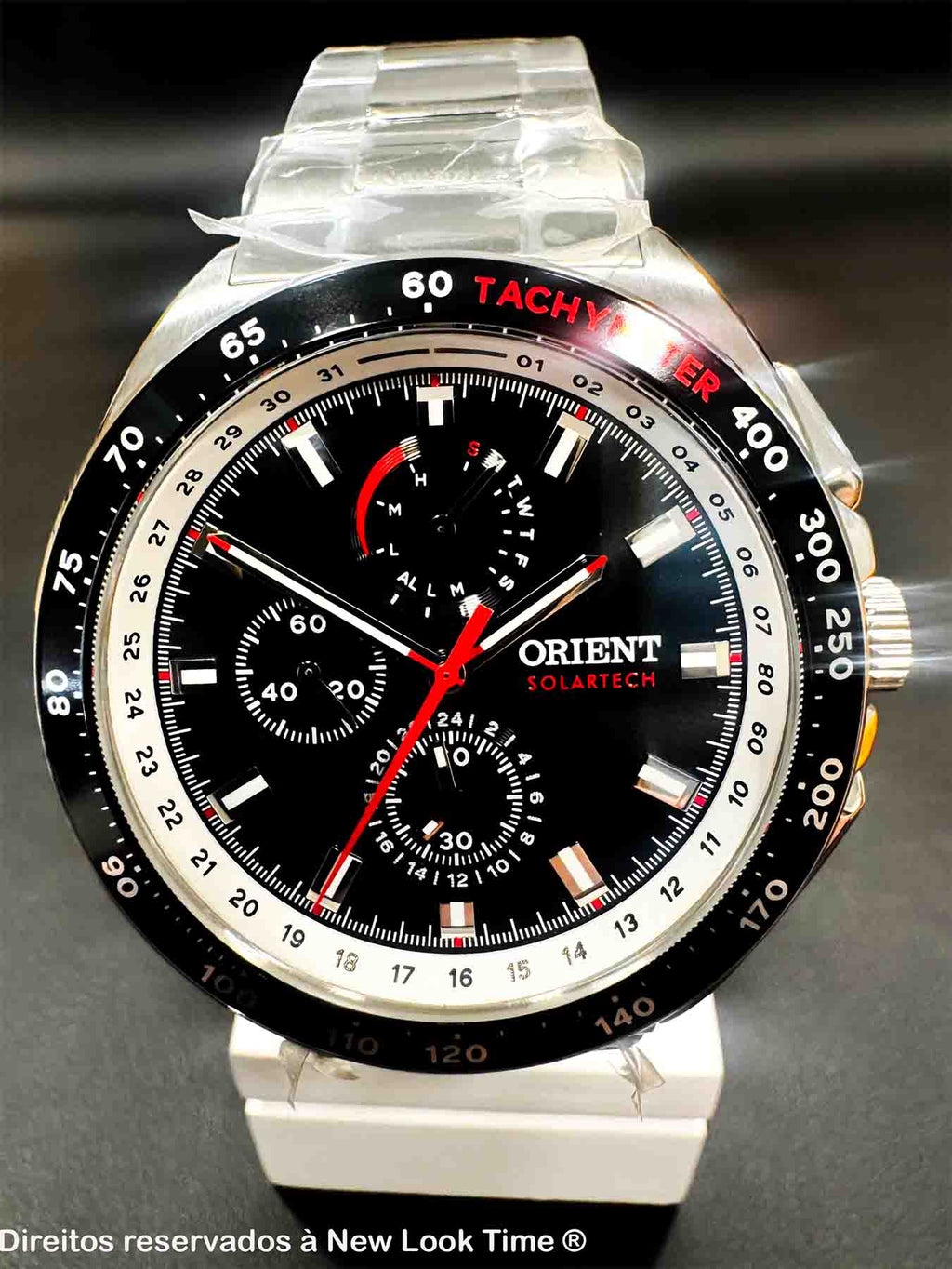 Relógio ORIENT SolarTech ST Elite Land MBSSC298 P1SX SAFIRA