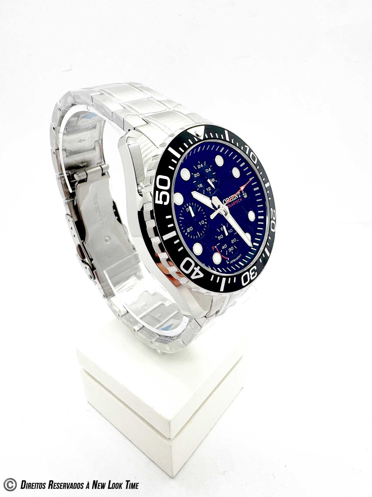 Relógio ORIENT Solartech Cronógrafo MBSSC300 P1SX