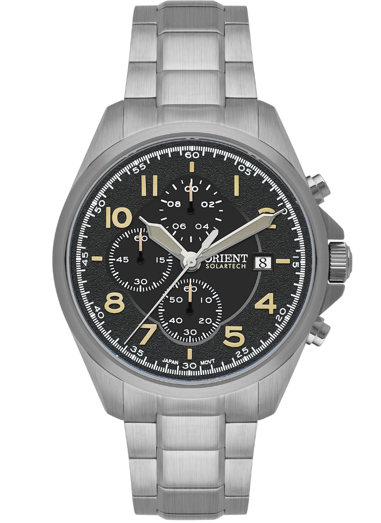 Relógio ORIENT Solartech Cronógrafo MBSSC302 P2SX