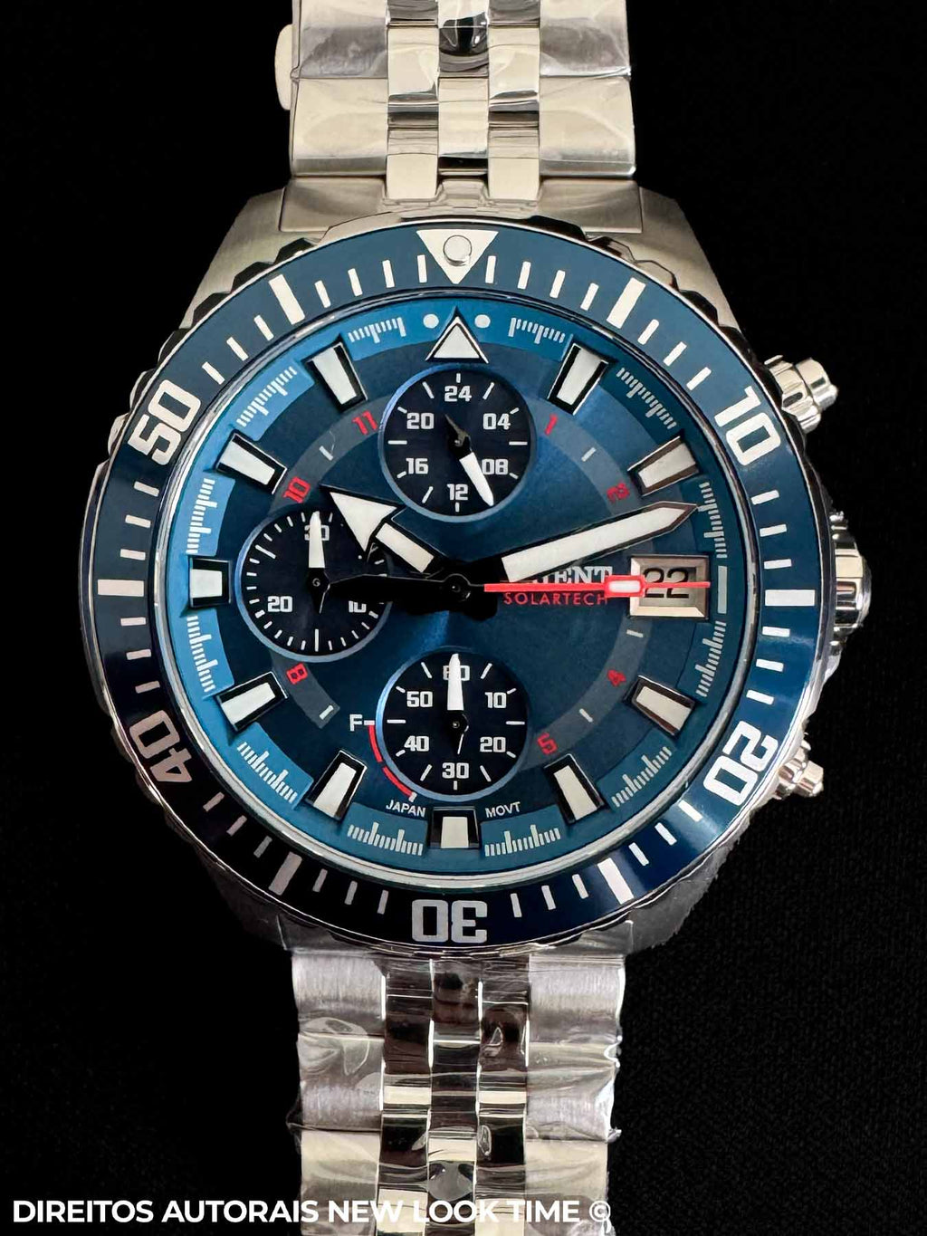 Relógio ORIENT SolarTech Elite Air MBSSC310 D1SX