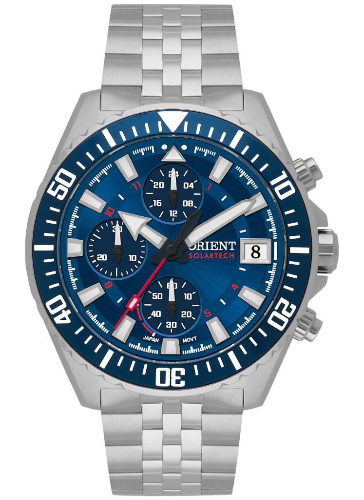 Relógio ORIENT SolarTech Elite Air MBSSC310 D1SX