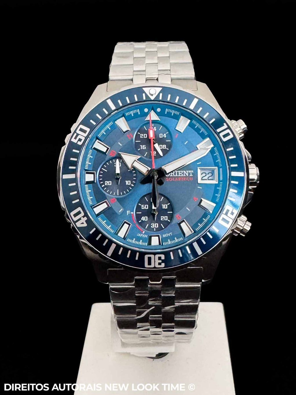 Relógio ORIENT SolarTech Elite Air MBSSC310 D1SX