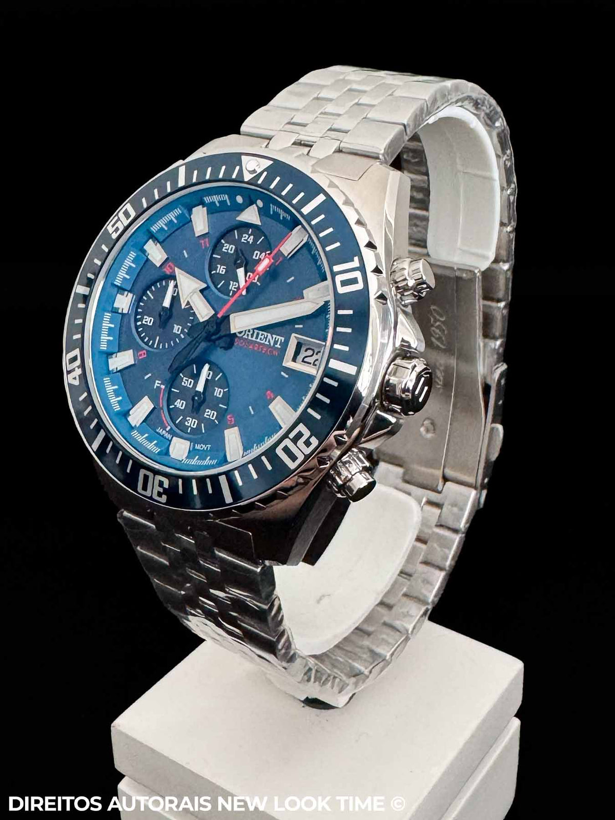 Relógio ORIENT SolarTech Elite Air MBSSC310 D1SX