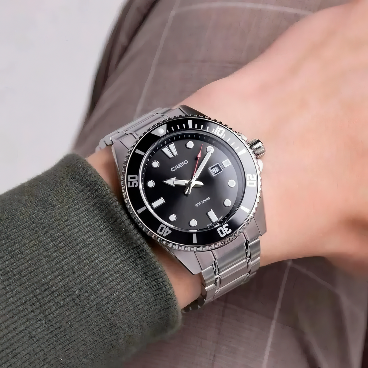 Relógio CASIO Masculino Duro MDV-107D-1A1VDF *200m