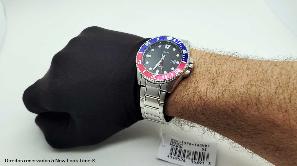 Relógio CASIO Masculino Duro MDV-107D-1A3VDF *200m