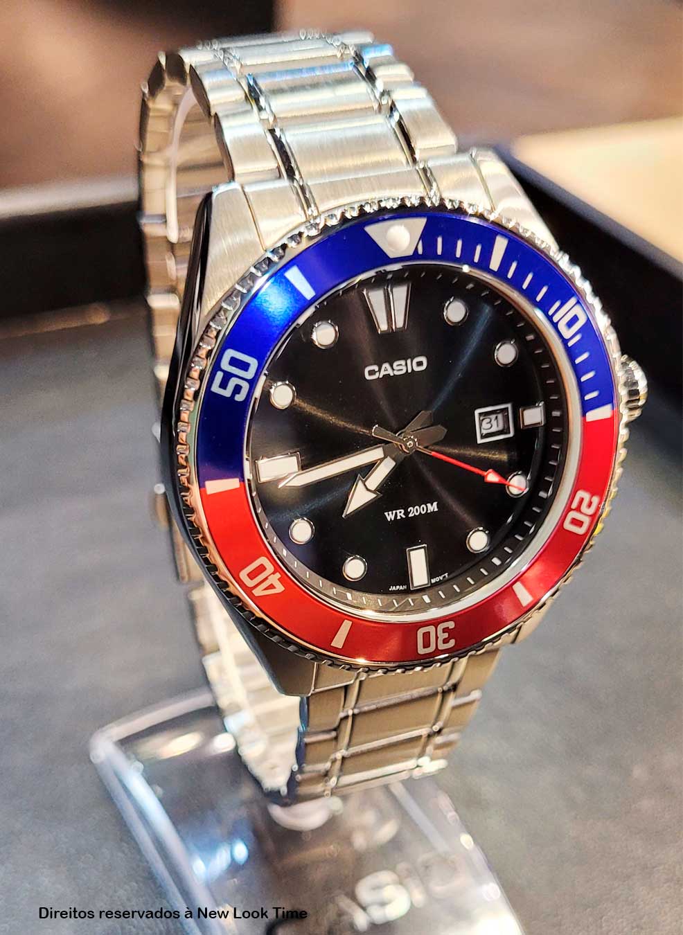 Relógio CASIO Masculino Duro MDV-107D-1A3VDF *200m