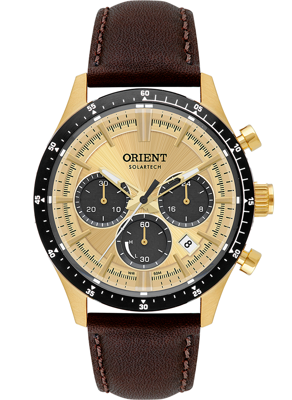 Relógio ORIENT SolarTech Cronógrafo Sport MGSCC011 C1NX