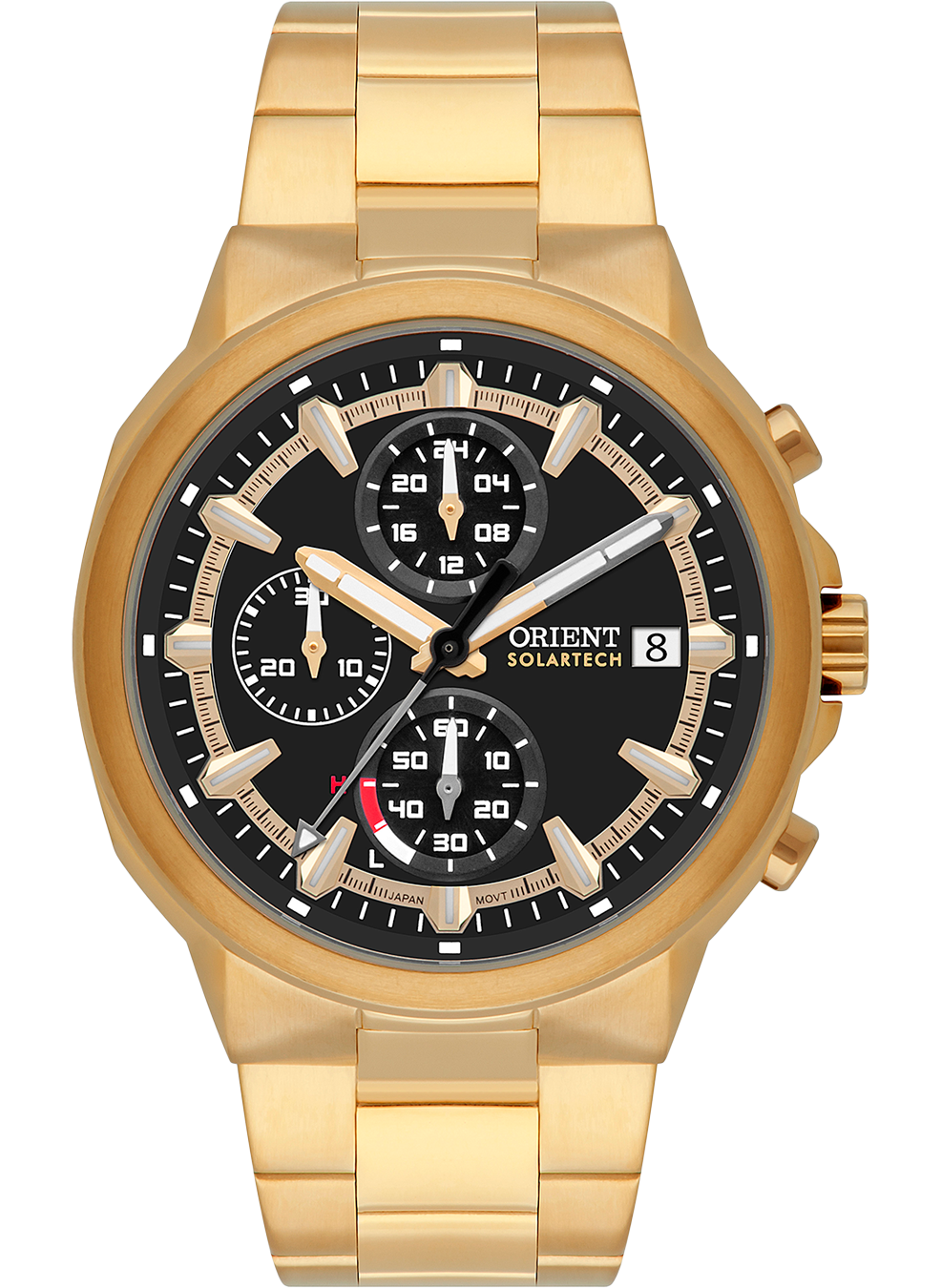 Relógio ORIENT Masculino SolarTech Cronógrafo MGSSC069 P1KX