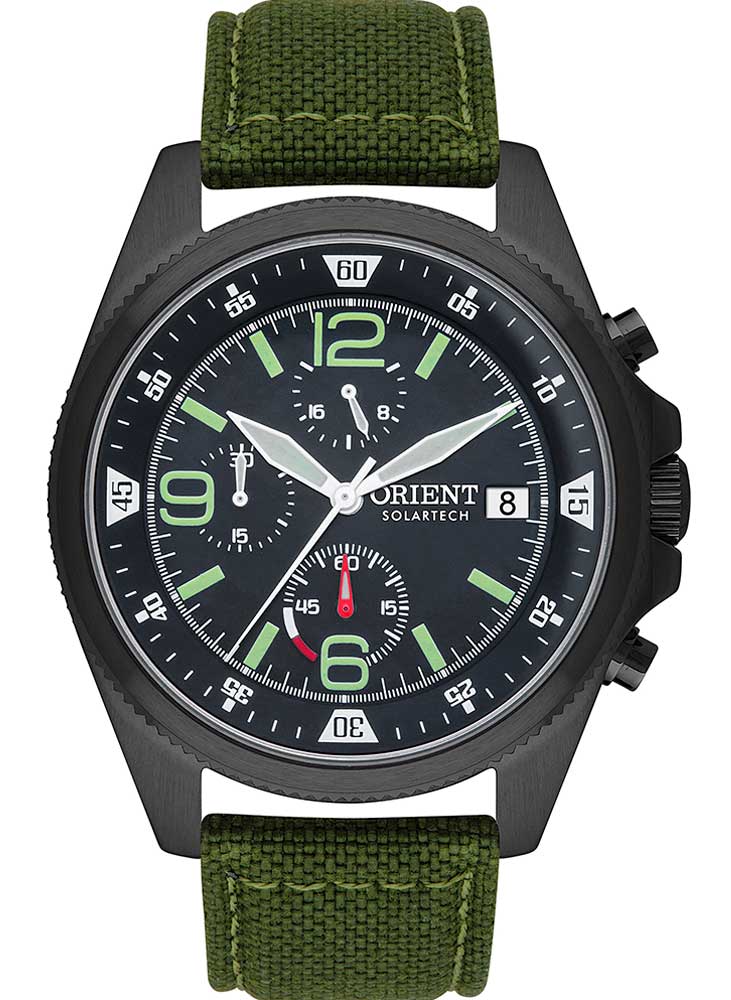 Relógio ORIENT SolarTech Cronógrafo MPSNC004 P2EX