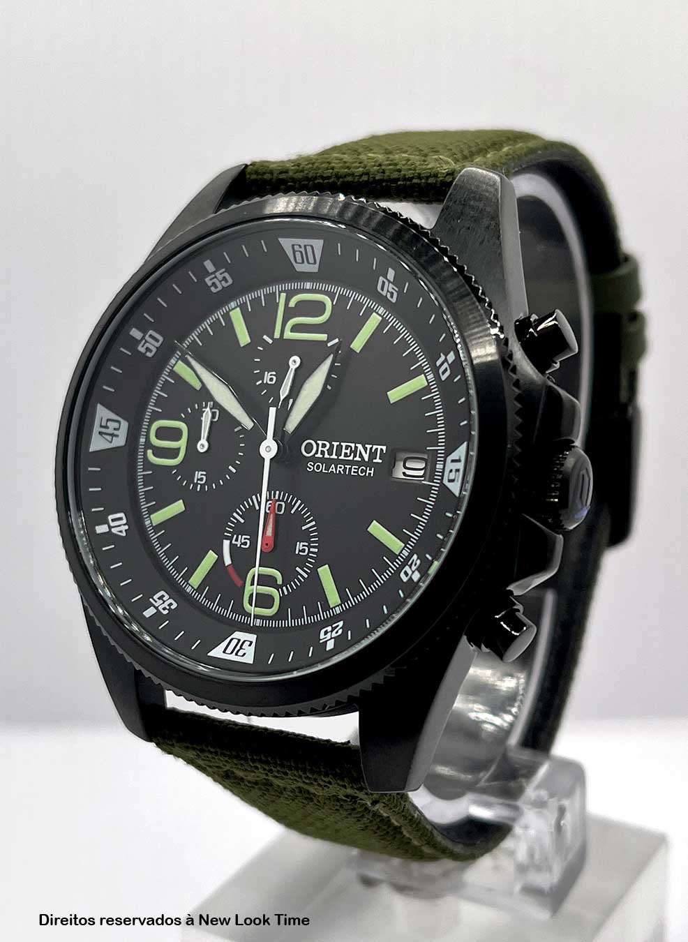 Relógio ORIENT SolarTech Cronógrafo MPSNC004 P2EX