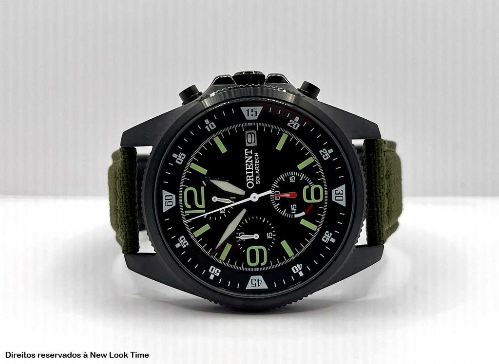 Relógio ORIENT SolarTech Cronógrafo MPSNC004 P2EX