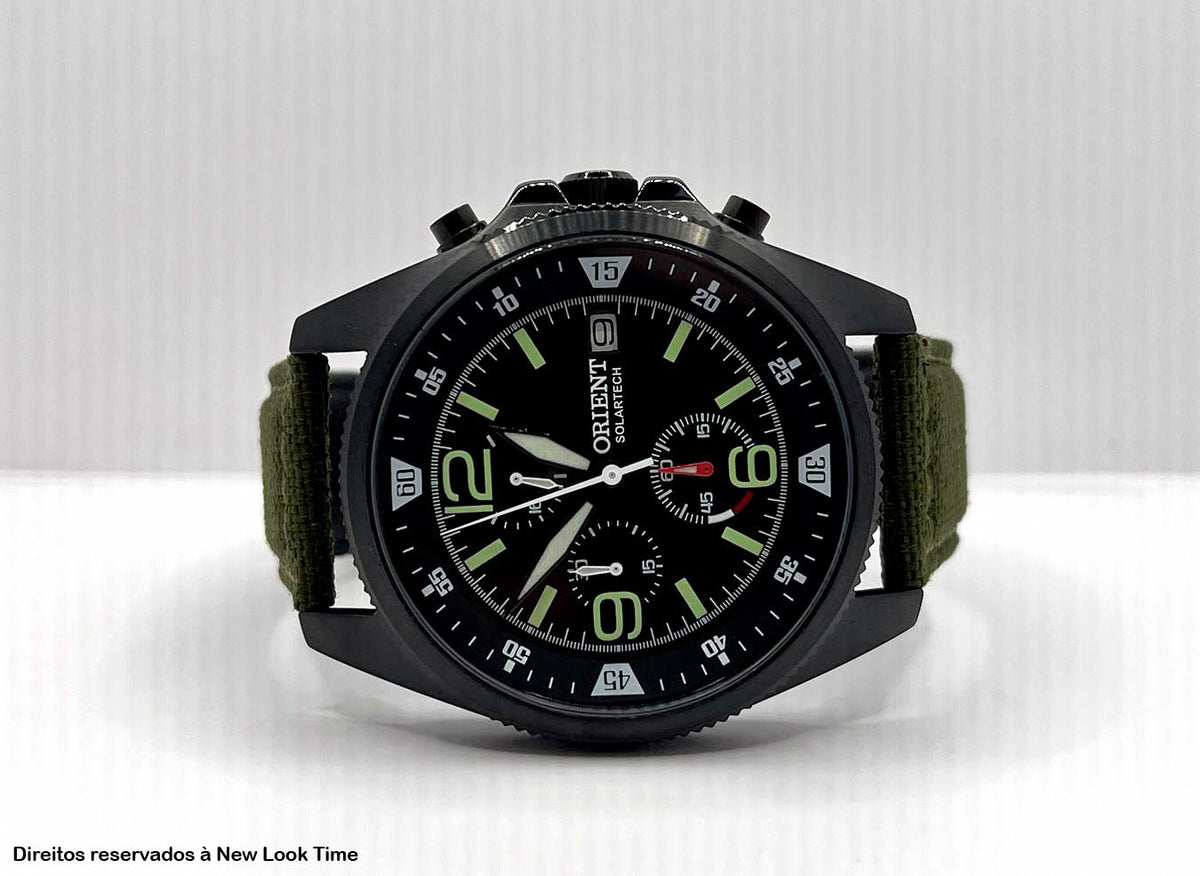 Relógio ORIENT SolarTech Cronógrafo MPSNC004 P2EX