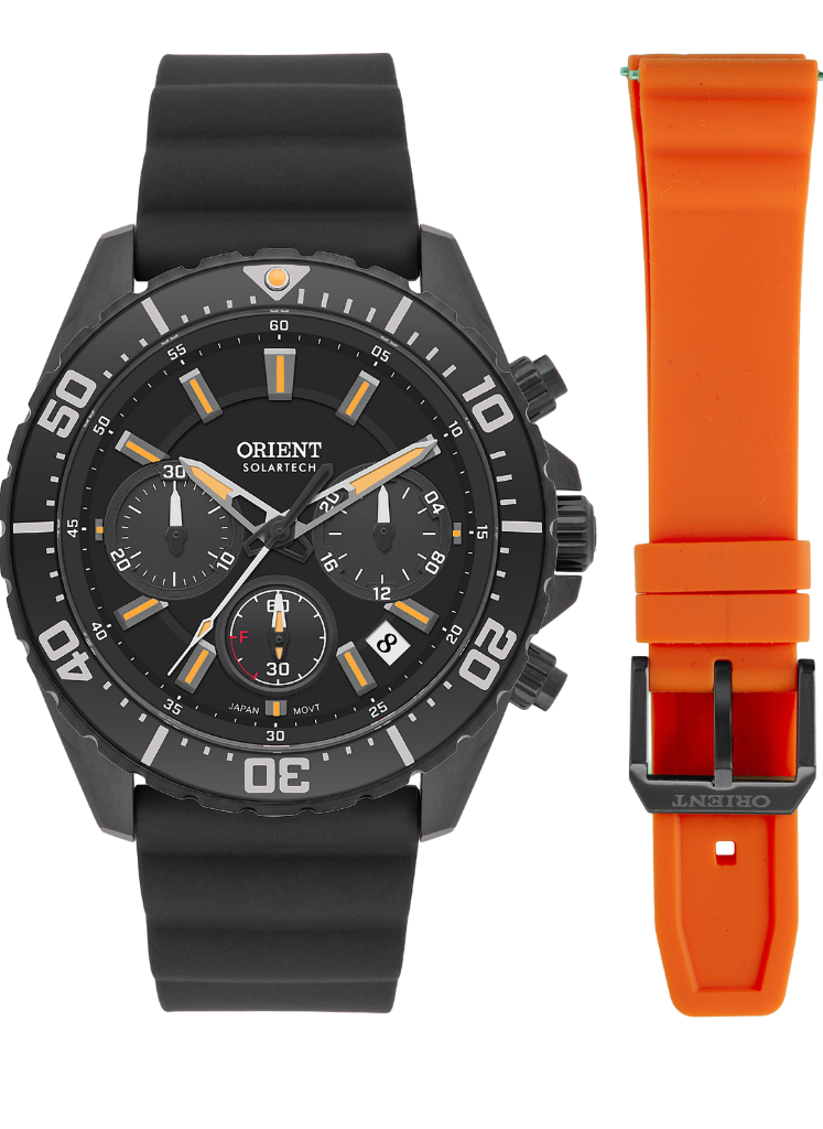 Relógio ORIENT Cronógrafo Solartech ONE-OFF MPSPC020 Ed Limitada