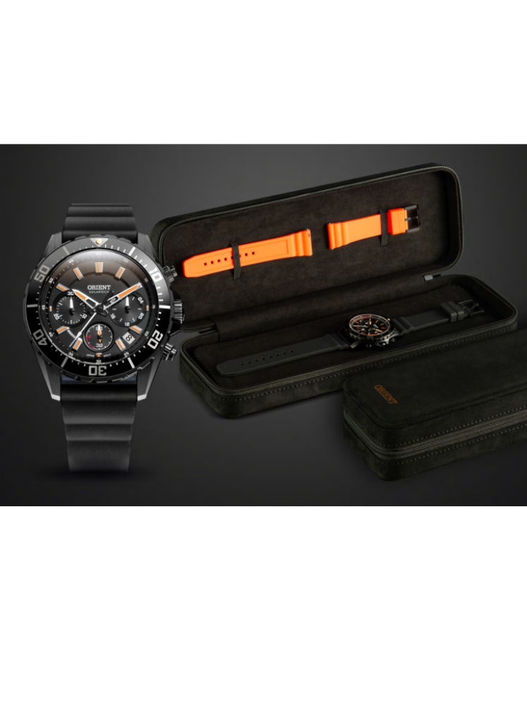 Relógio ORIENT Cronógrafo Solartech ONE-OFF MPSPC020 Ed Limitada