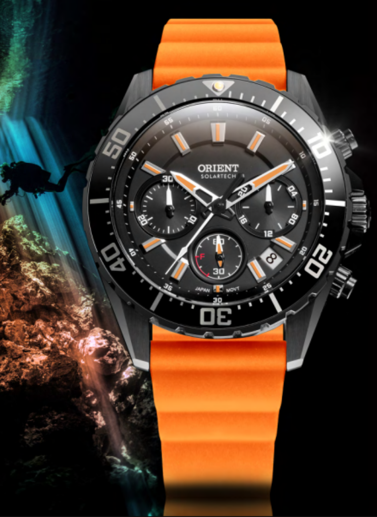 Relógio ORIENT Cronógrafo Solartech ONE-OFF MPSPC020 Ed Limitada
