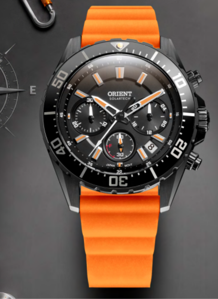 Relógio ORIENT Cronógrafo Solartech ONE-OFF MPSPC020 Ed Limitada