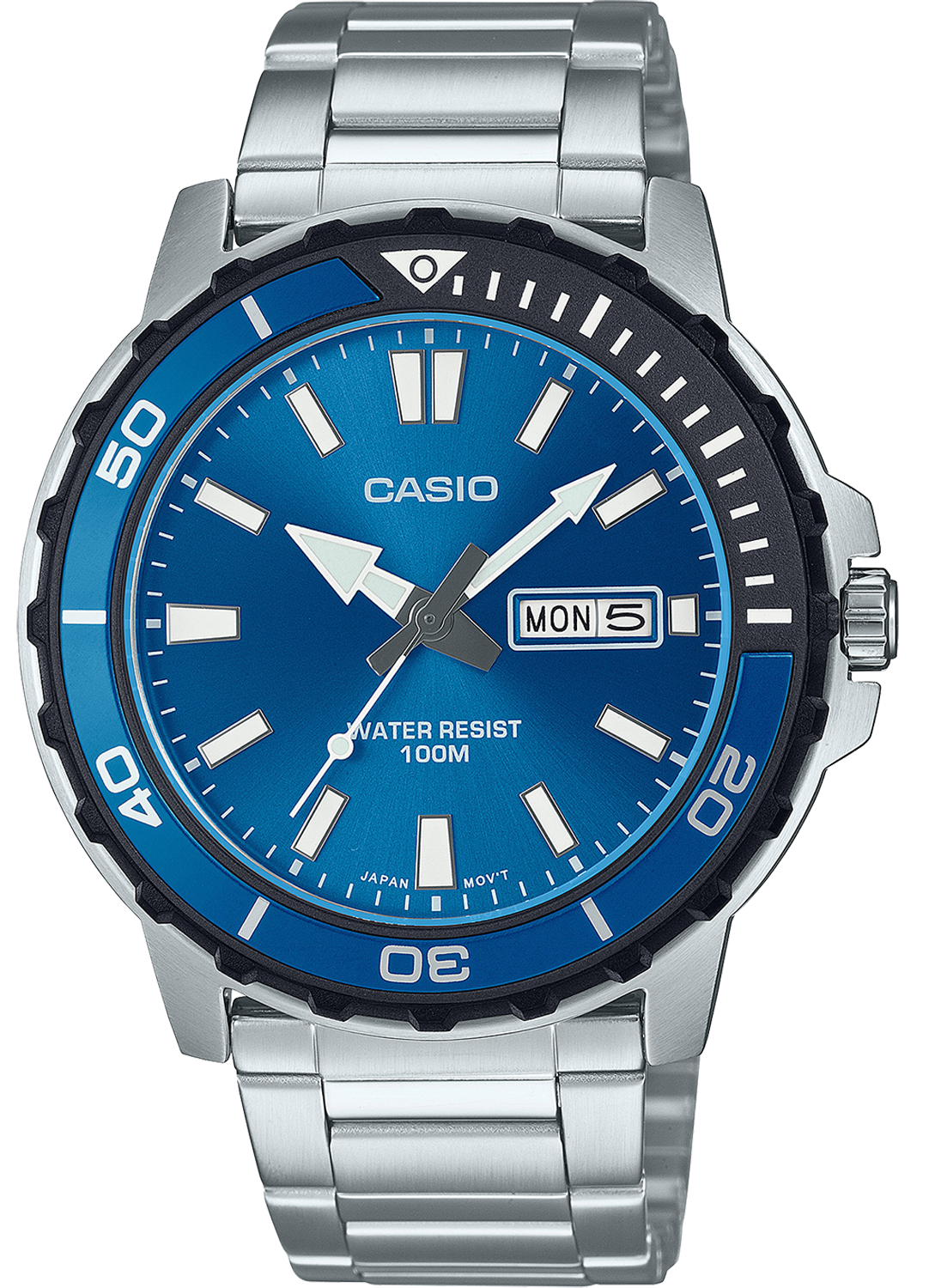 Relógio CASIO Masculino Standard MTD-125D-2A1VDF