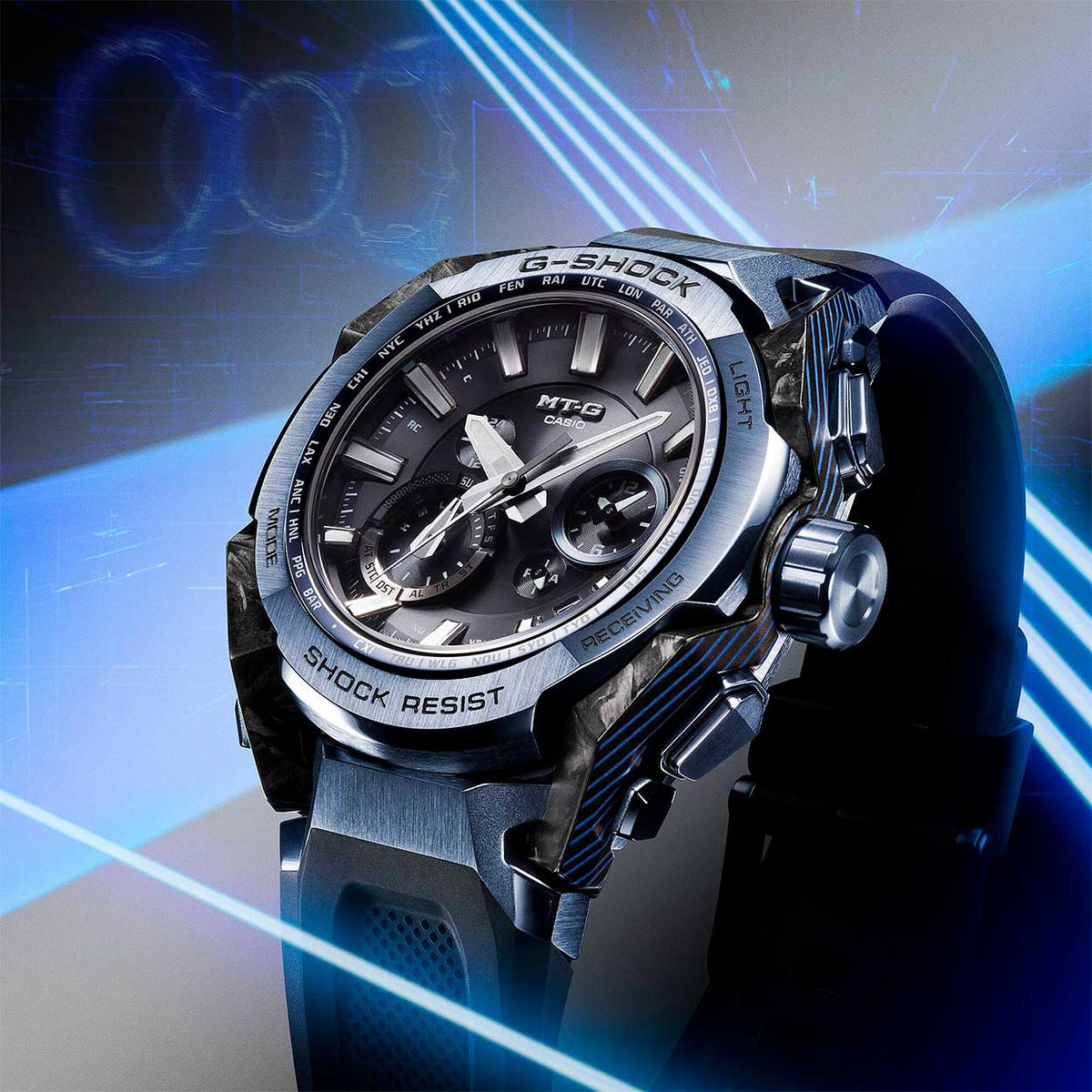 Relógio Casio G-SHOCK MTG-B4000-1ADR *Solar e Safira