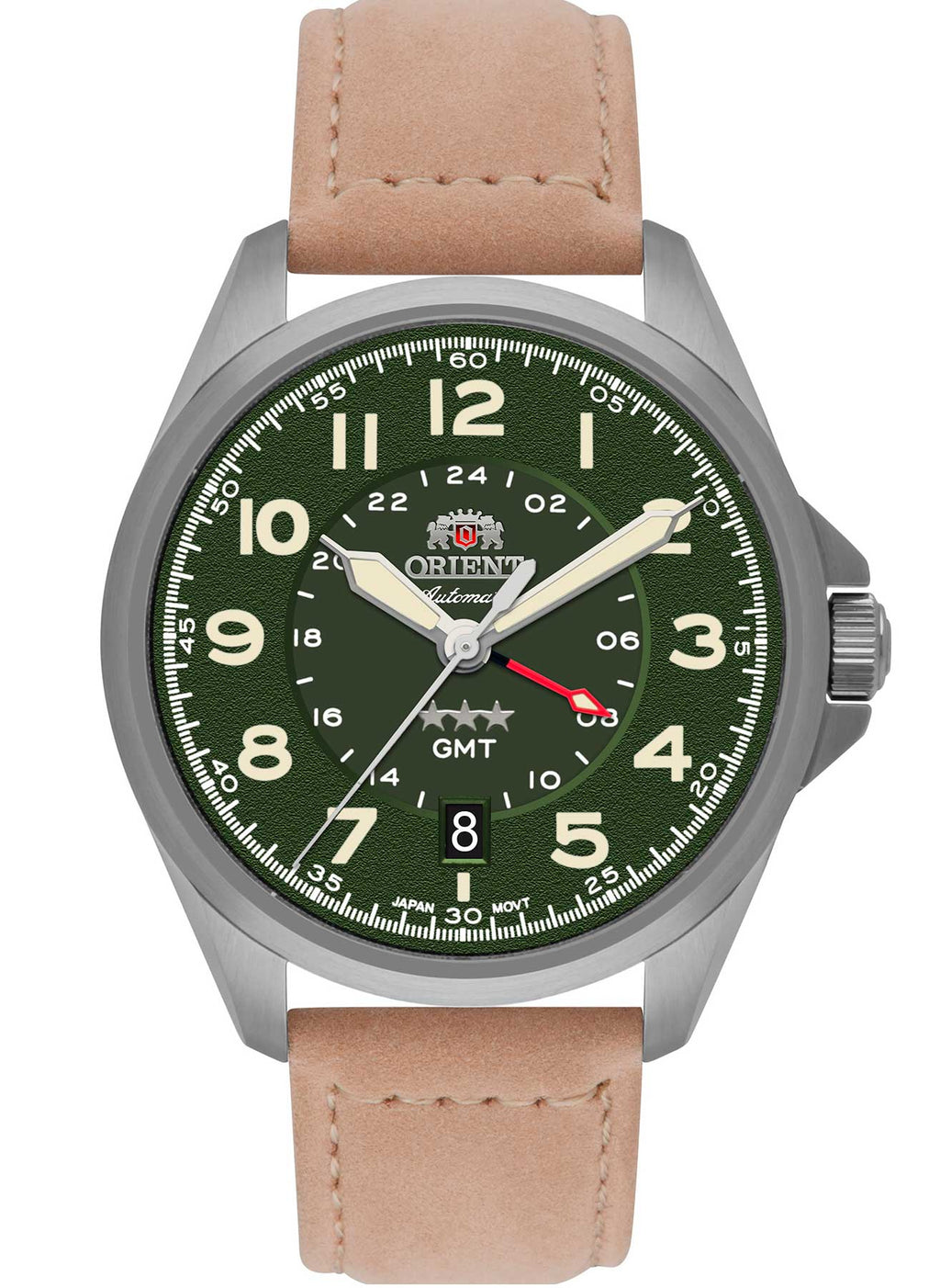 Relógio ORIENT Automático Sport Land GMT 3 Estrelas NH3SC017 F2MX