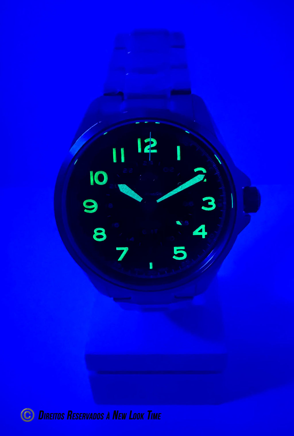 Relógio ORIENT Automático Sport Land GMT 3 Estrelas NH3SS017 P2SX