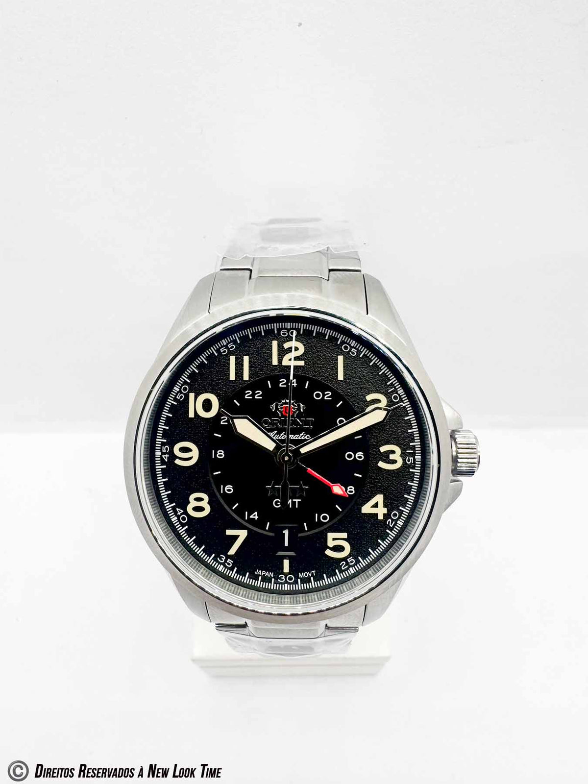 Relógio ORIENT Automático Sport Land GMT 3 Estrelas NH3SS017 P2SX